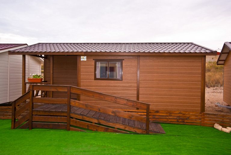 casa prefabricada adaptada vista exterior