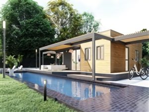 casa modular alabama exterior piscina