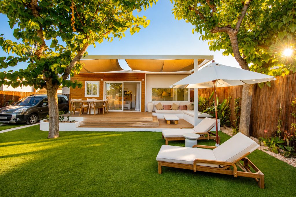 Alojamiento de camping glamping premium de ALUCASA en Camping Creixell