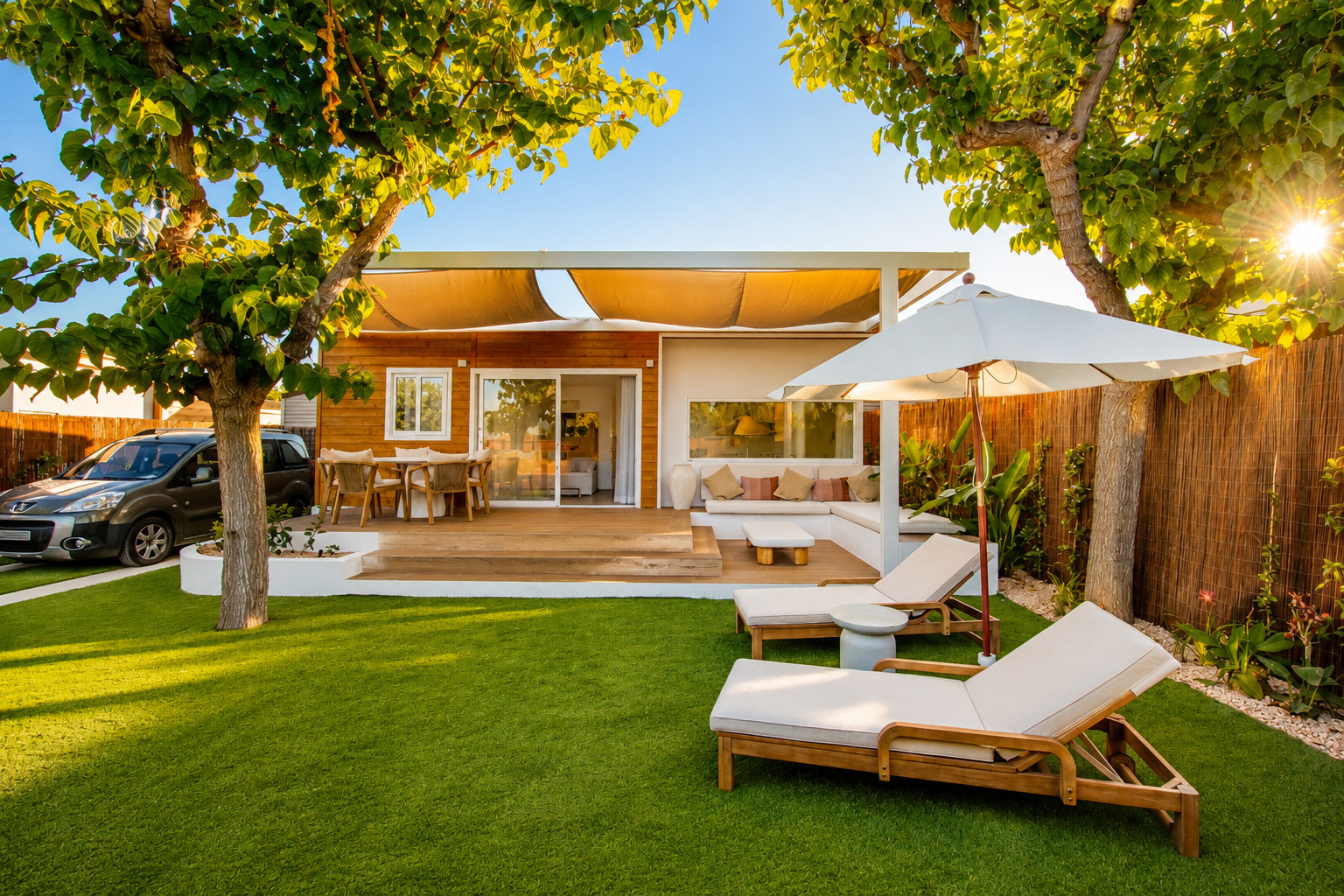 Alojamiento de camping glamping premium de ALUCASA en Camping Creixell
